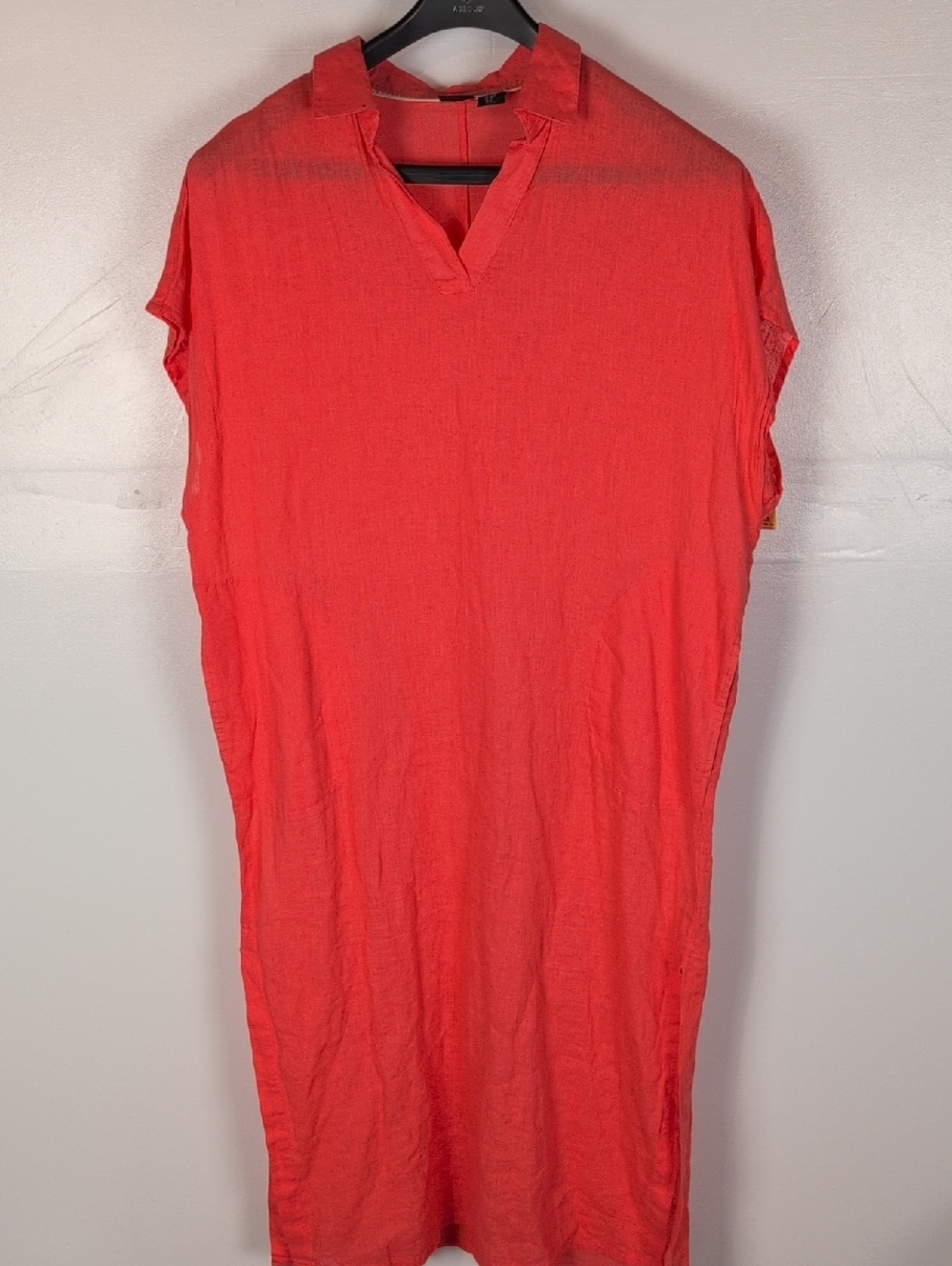 Tahari Linen Blend Beach Wear Swim Cover Dress